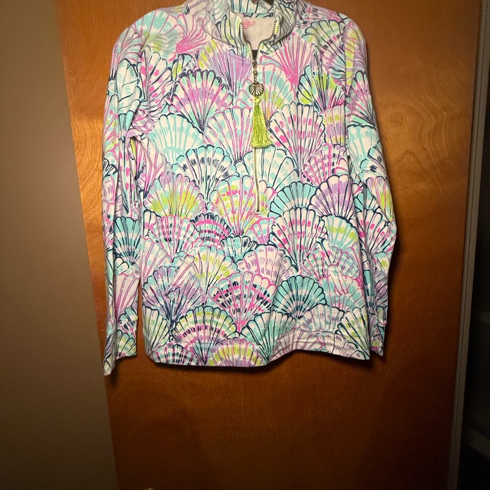 Lilly Pulitzer Pink and Blue Patterned Top